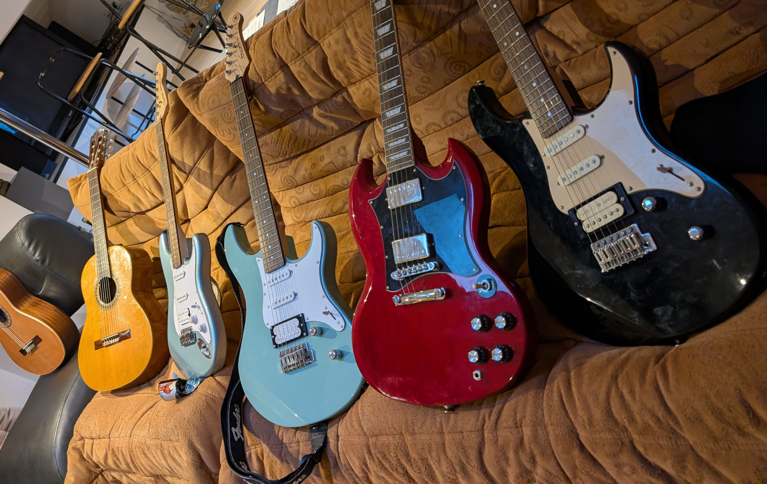 Guitares-horizontal Bouquet de guitares